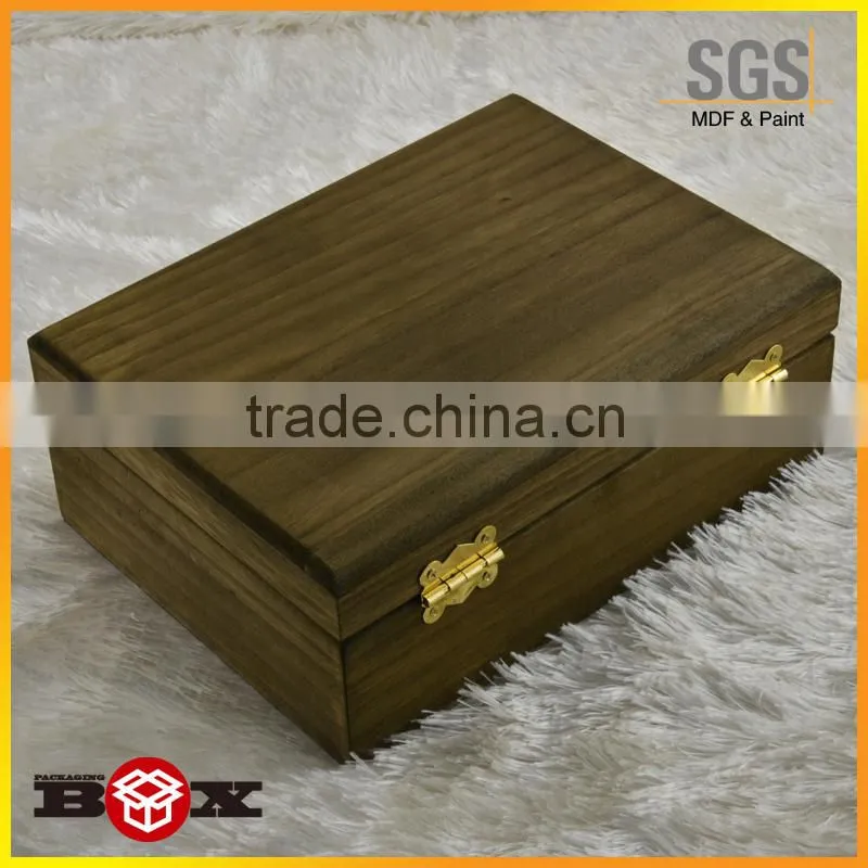 Solid sliding lid Wooden Wine box