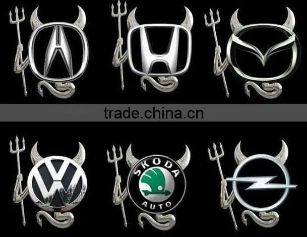 3d car decoration metal sticker