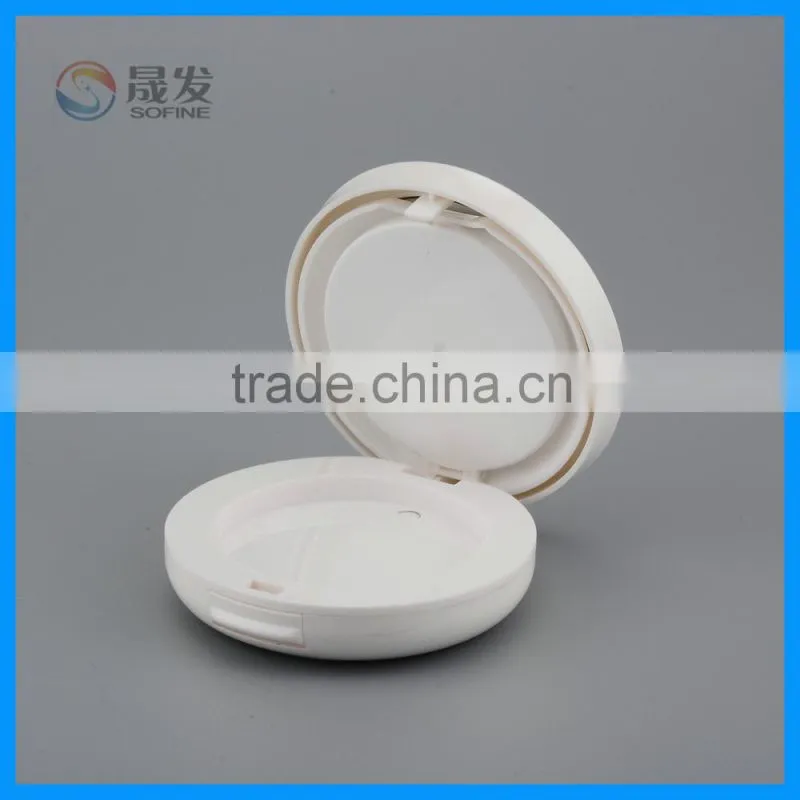 Round compact powder case /Luxury compact powder case