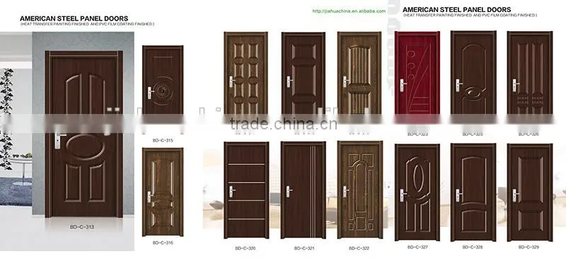 Best seller interior security steel door ,steel craft door price