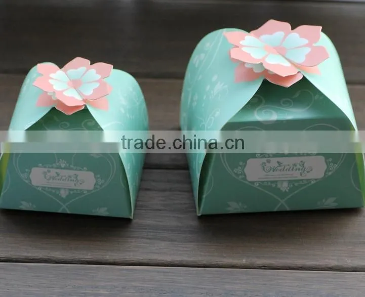 blue l Paper Gift Box candy paper box for wedding chocolate box