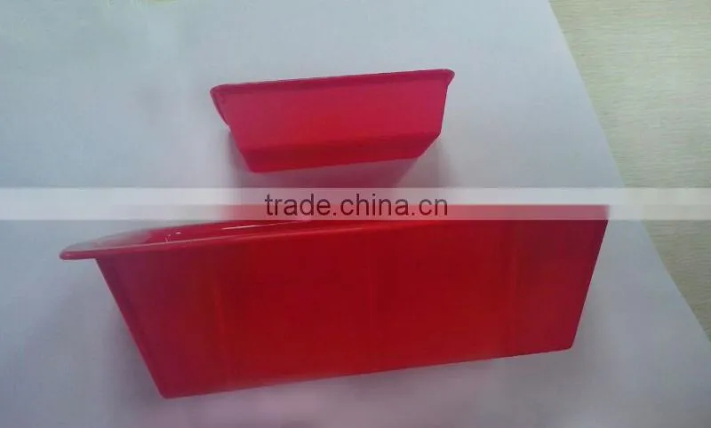 Non stick silicone baking ware microwave safe rectangle square shape cake mold