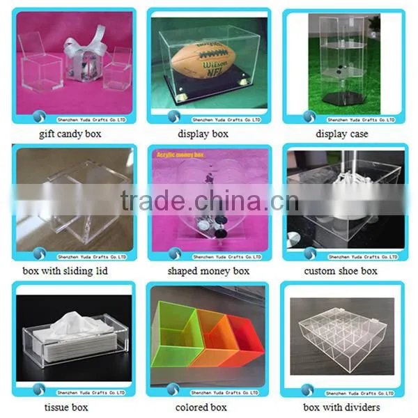 factory price showcase shelves with door, acrylic plexiglass rotating display case counter