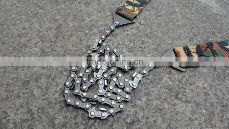 Camo Portable hand saws for cutting trees Chain Saw outdoor Survival Hand see-saw chain Hand tree logging saws