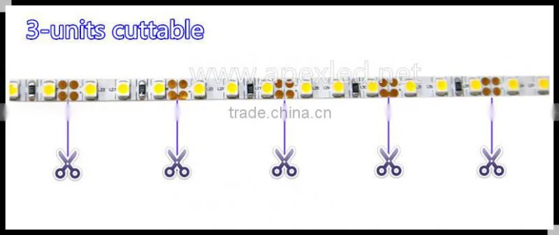 SMD 3528 120 LED 5mm led strip