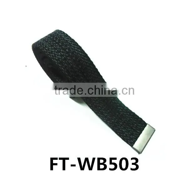 Cotton Webbing Belt, Mixing Cotton Webbing, Grey Cotton Belt Strap FT-WB503