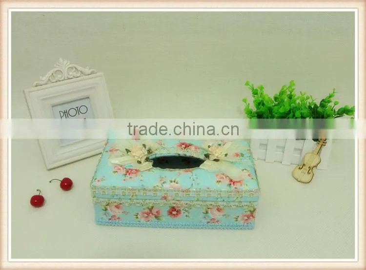 fabric facial tissue box design