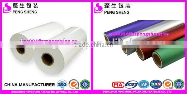 bopp metalized thermal laminating film