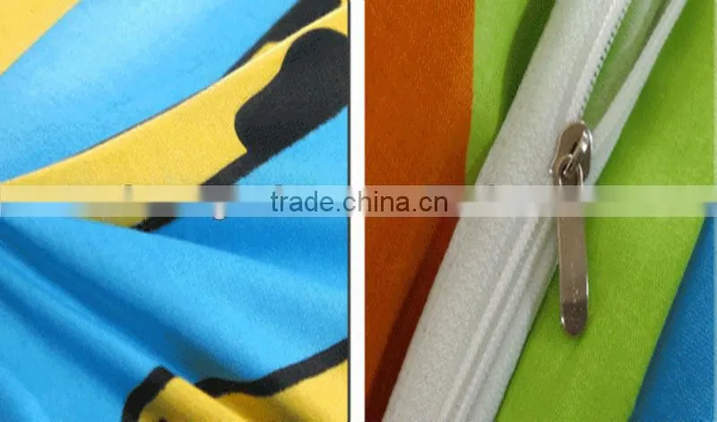Chinese mulberry silk comforter with printed Animal Kingdom Cotton Cover