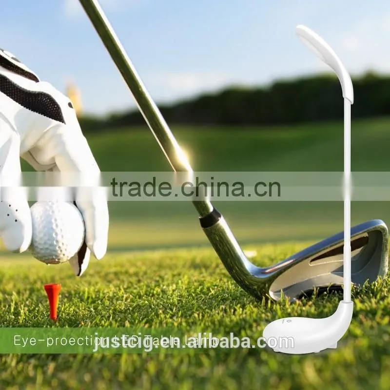 Factory LED reading Lamp Rechargeable ,Golf-shape Flexible Eye Care book light