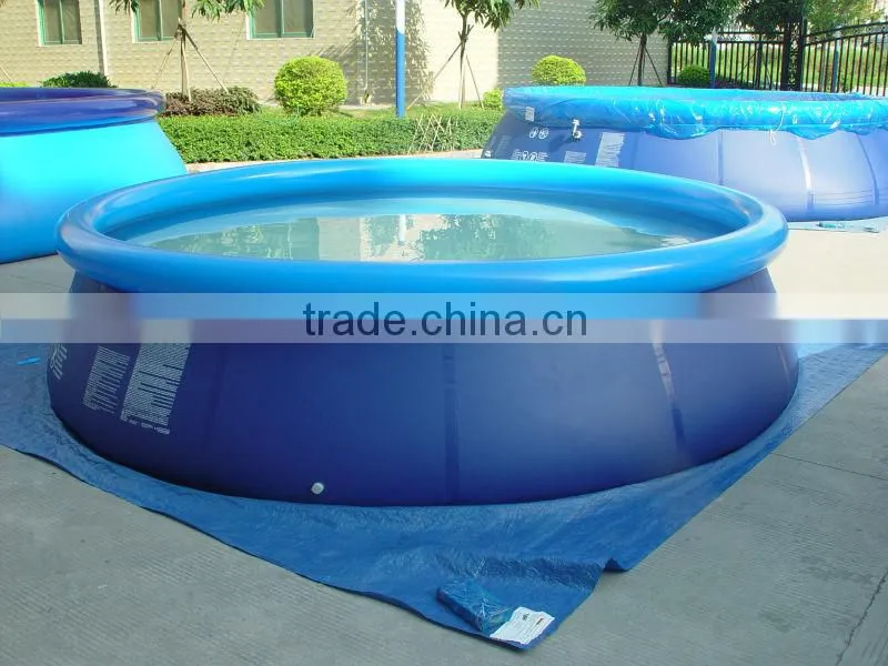 inflatable family size swimming pools with metal frame
