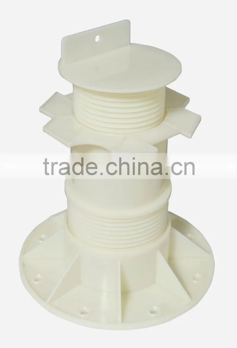 ABS material white adjustable plastic floor support pedestals