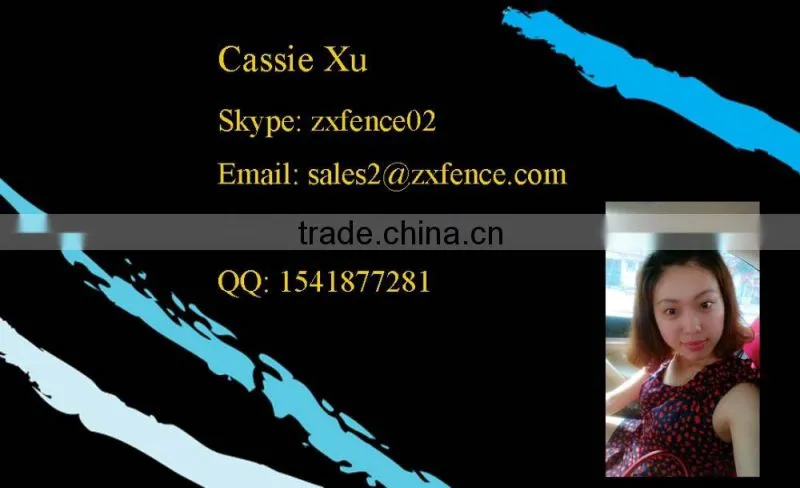 Wire mesh fence metal fence gate