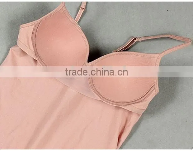 seamless Bra Padded Camisole Vest