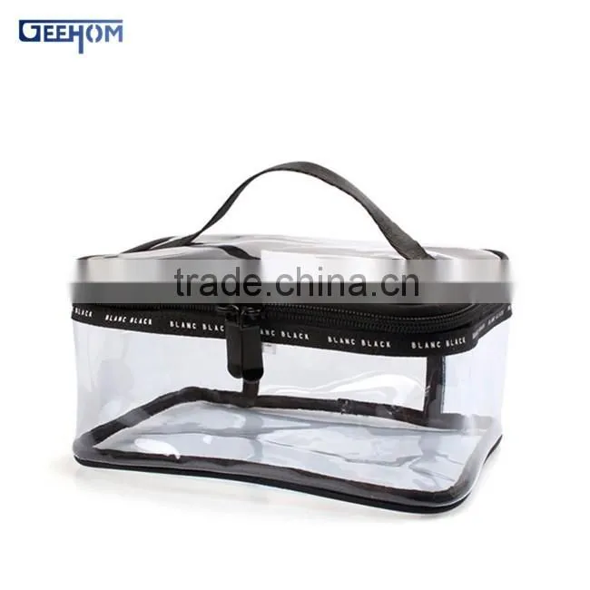 classic travel cosmetic bag customized pvc bag