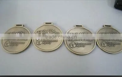 Brass Sports Event medal, Embossed Medal, vintage medal