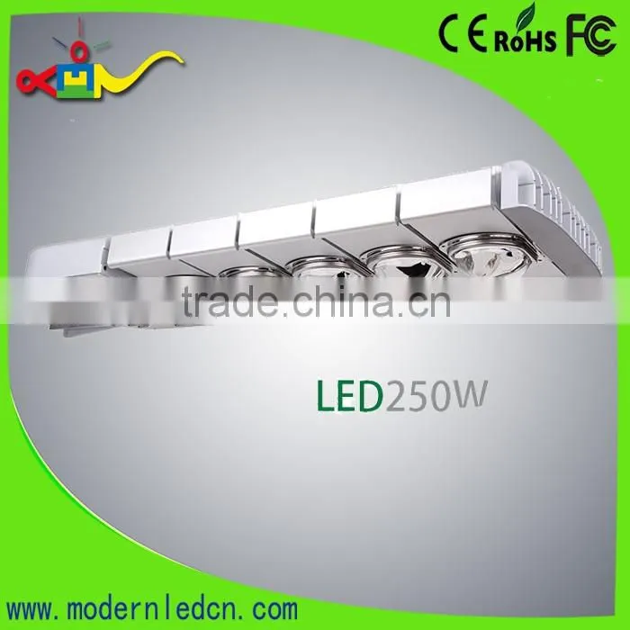 Meanwell Driver 5 module cob 250w solar auto-sensing motion sensor led street light
