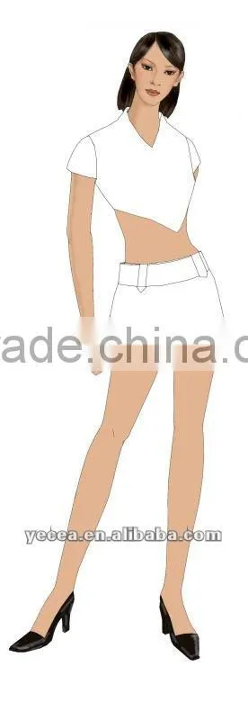 Wholesale inxpensive elegant promotional uniform (OEM)