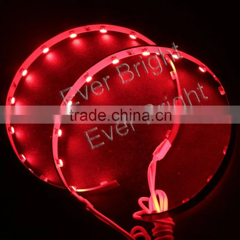 New product Colorful led devil eyes angel light 12V evil eye for 3''inch car projector lens