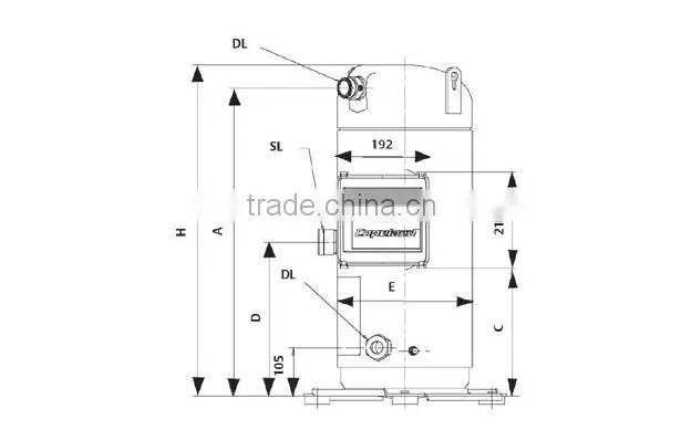 ZR380KCE-TWD Copeland Piston Compressor 30HP