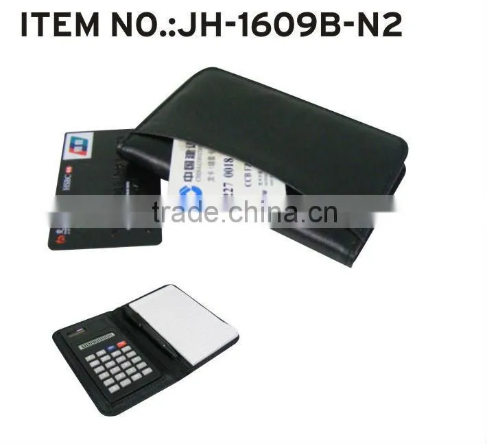 2016 popular multicolored pocket notebook with leather cover