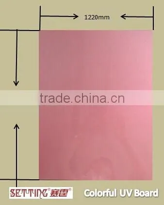 First -class grade and fibreboard plain color uv mdf board /mdf uv plywood