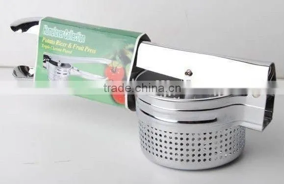 stainless steel potato press, kitchen potato masher,potato ricer, kitchen potato tools