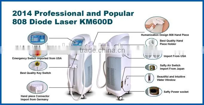Germany Laser Bar!! Best Diode Laser 808/810 Hair Removal Device from KM