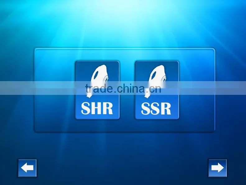 2015 New design Portable color touch screen ipl shr/ipl shr laser/ipl shr hair removal machine