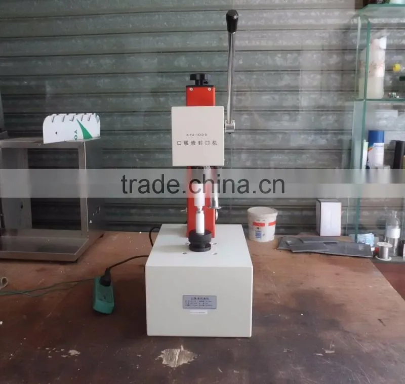 Wholesale electric hand press oral cheap ampoule bottle capping machine