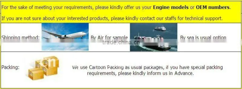 Auto spare parts 4BT piston ring