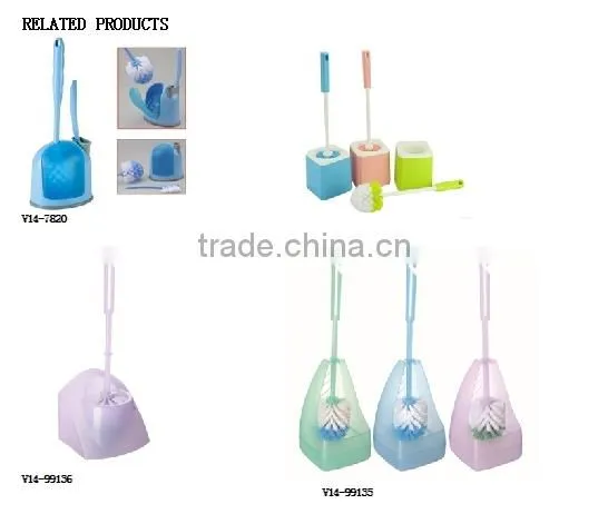 2016 newest Toilet brush, Plastic toilet brush with holder set, soap dispenser