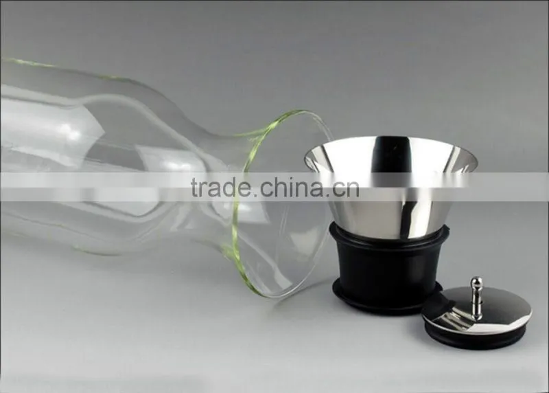 Glass Water Pitcher decanter with glass cup set