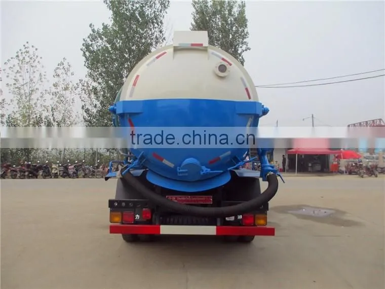 dongfeng 8cbm vacuum sewage truck pump for sale