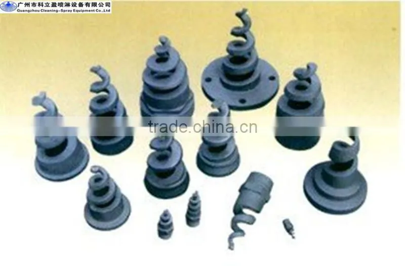 SIC Desulphurization and dust control spiral jet nozzle