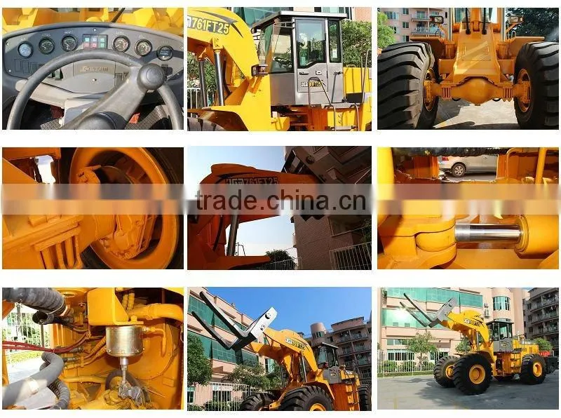 HOT SELLING block handling equipment fork front loader JINGONG JGM761-FT26