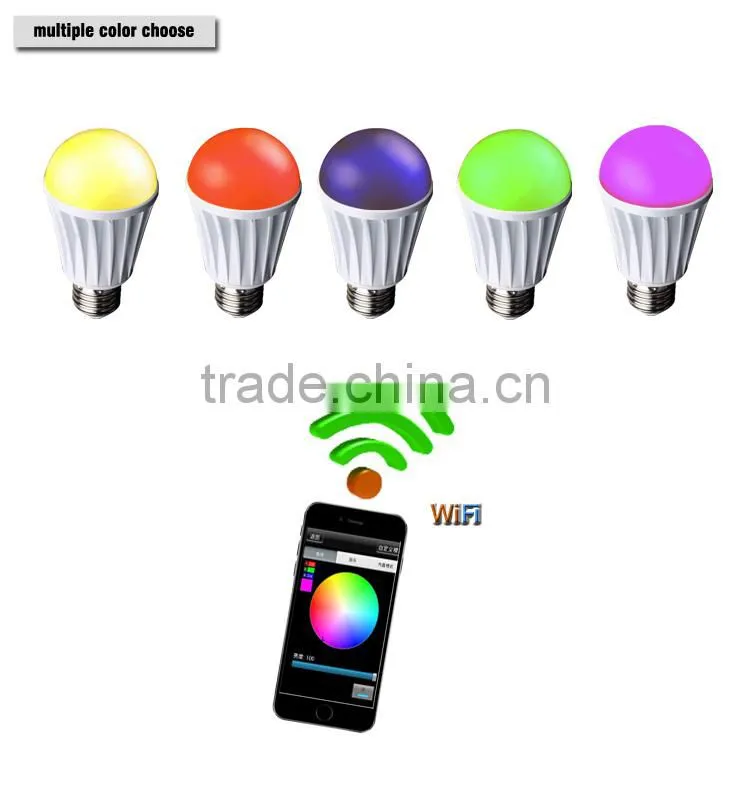 AN YING hot selling original appearance smart home ornament bluetooth LED bulb, remotely control via APP, chang color with music