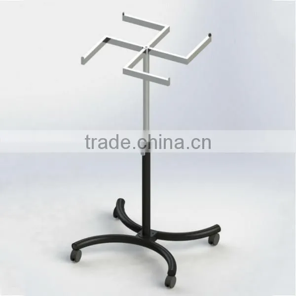 revolving 2-tire garment display counter