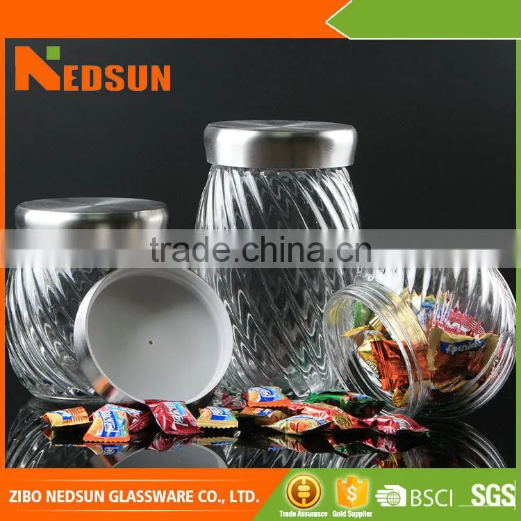 Factory selling Keep candy or other food top selling wedding favors candy jar