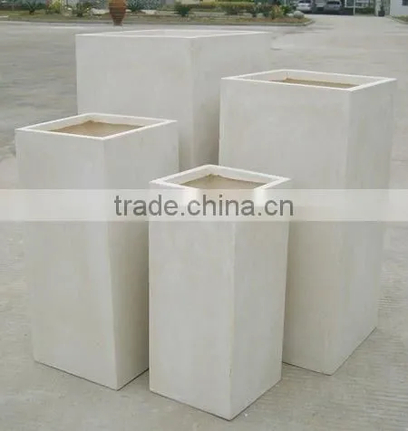 Square Lechuza Cubico Self-Watering Resin Planter Fall Flower Pot Garten Container QL-66415
