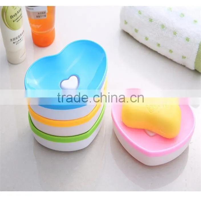 N172 High quality plastic heart shaped Soap Box