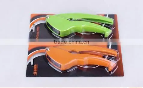 cy286 ABS +Stainless Steel Handled Easily clean Garlic Press