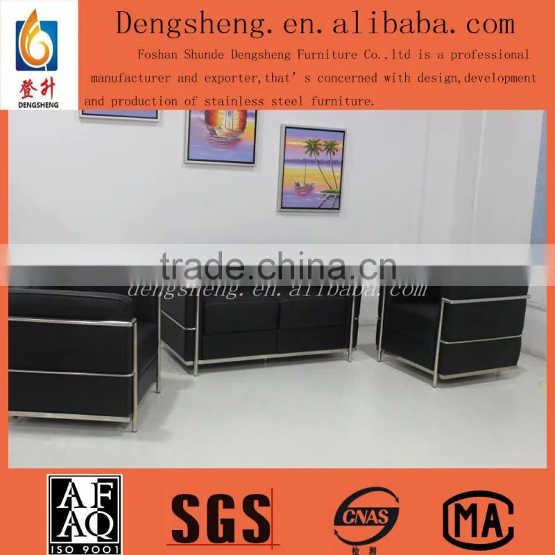 Le corbusier grande 3 seater sofa lc3 sofa,LC2 sofa,3 seater lc2 sofa