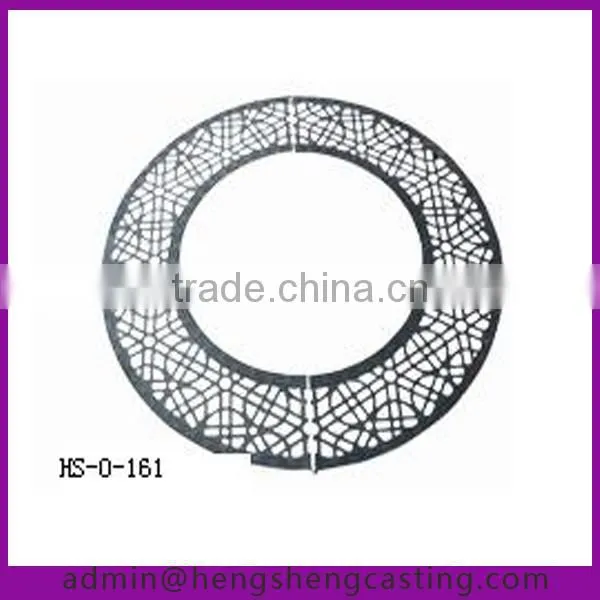 galvanized Dia 100 CM cast iron tree grill