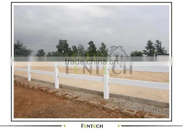 2-rail pvc fence