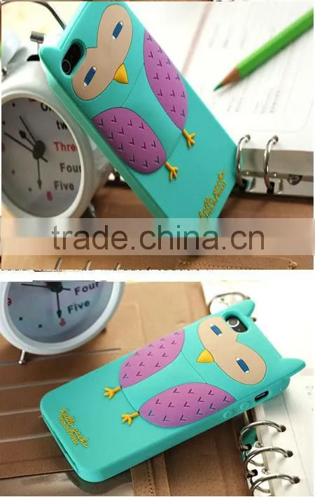 Romane silicone phone case for i-phone 5