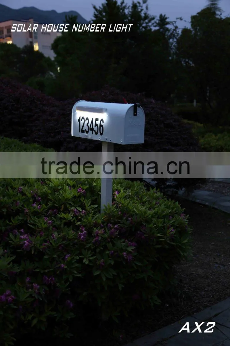 FQ-543 Set Sales House Number LED Light,both sides light,solar light