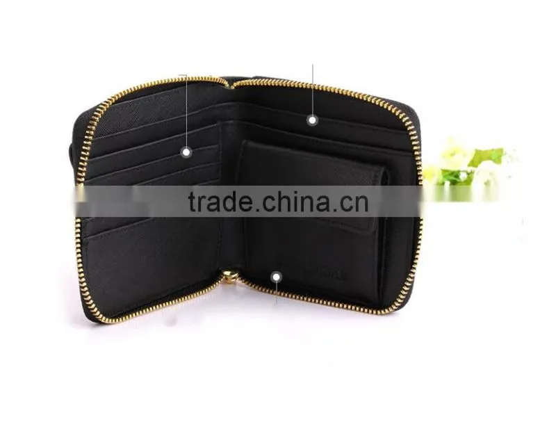 Short Lady Women Clutch Bag Faux Leather Wallet for Sales