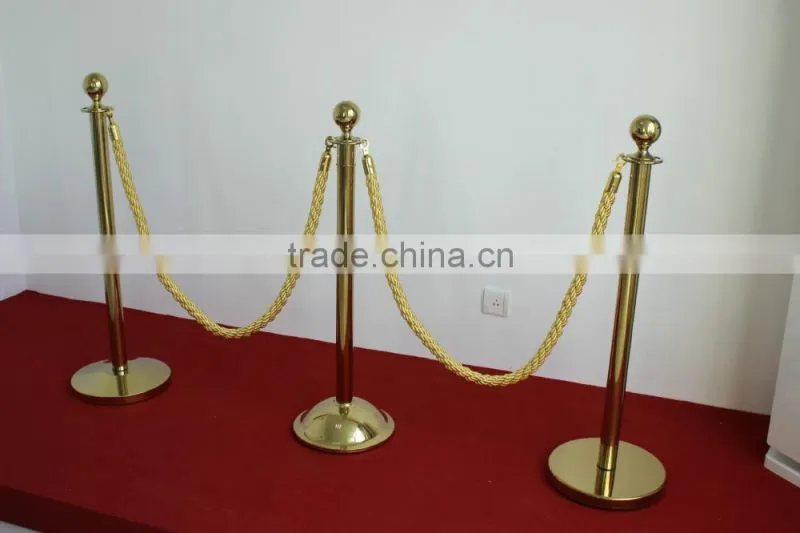 rope stand / portable crowd control post / braided rope stanchion