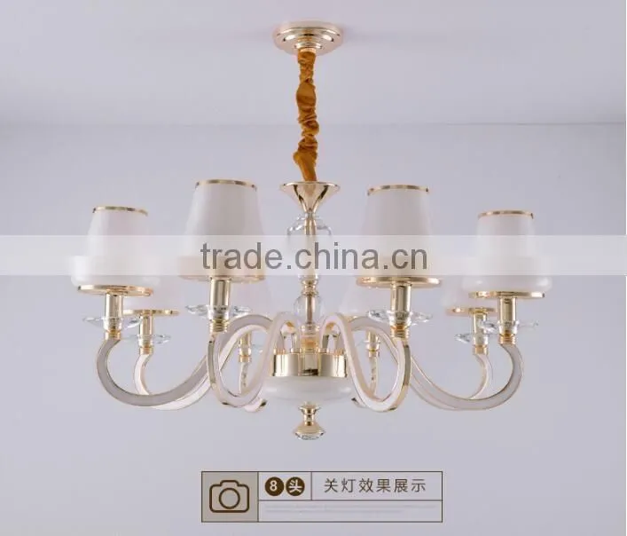 M968 Momoda decorations European simple Crystal modern living room bedroom lighting chandelier pendant lamp